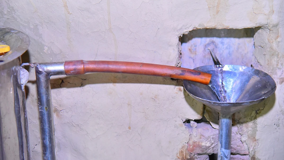 Equipment used in the production of essential oil